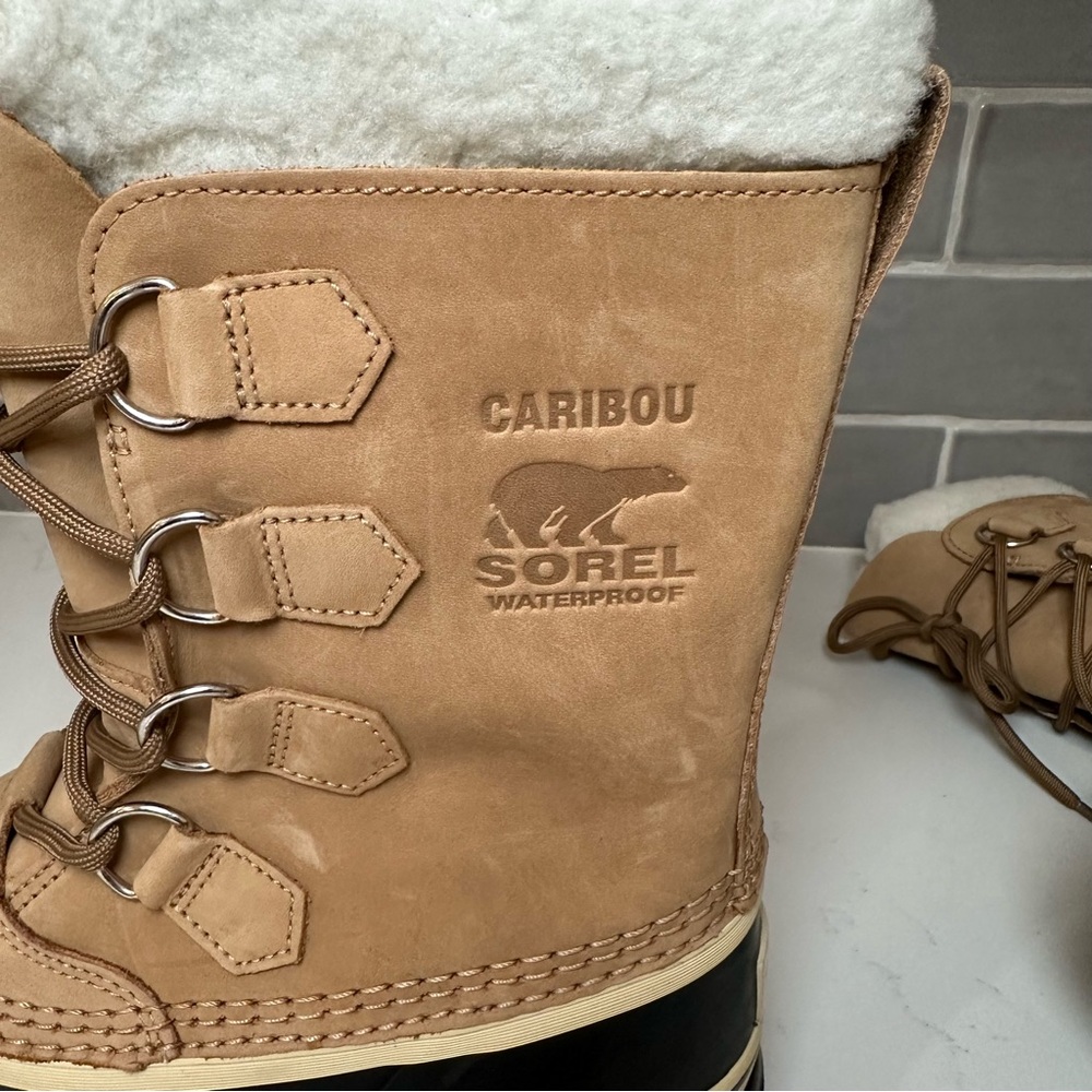 Sorel Women’s Caribou Waterproof insulated Heavy Snow  Winter Boots - Picture 8 of 14